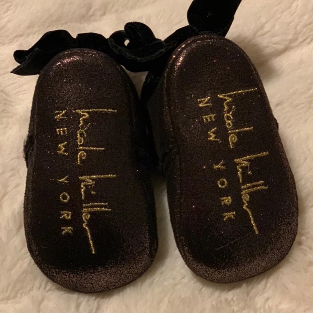 Nicole Miller Black Kitty Booties